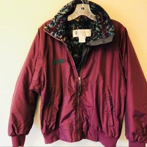 maroon columbia jacket